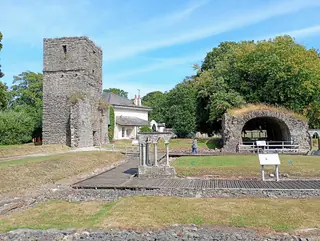 Rushen Abbey in Ballasalla
