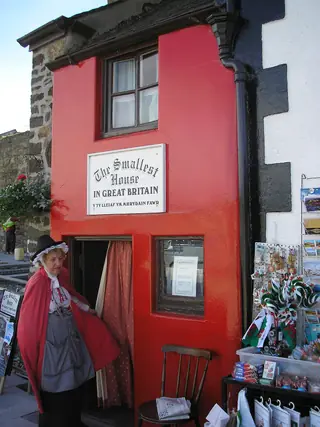 Smallest House in Great Britain in Conwy