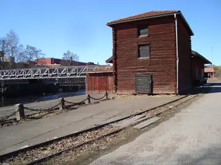 Smedjebackens hamn och lokstall