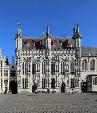 Stadhuis van Brugge in Brugia