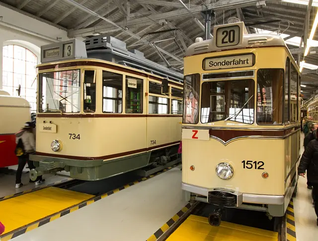 Straßenbahnmuseum Dresden in Dresda