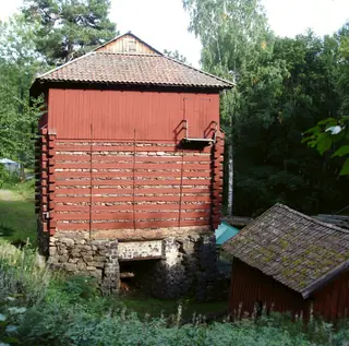 Trehörnings masugn in Mariedamm