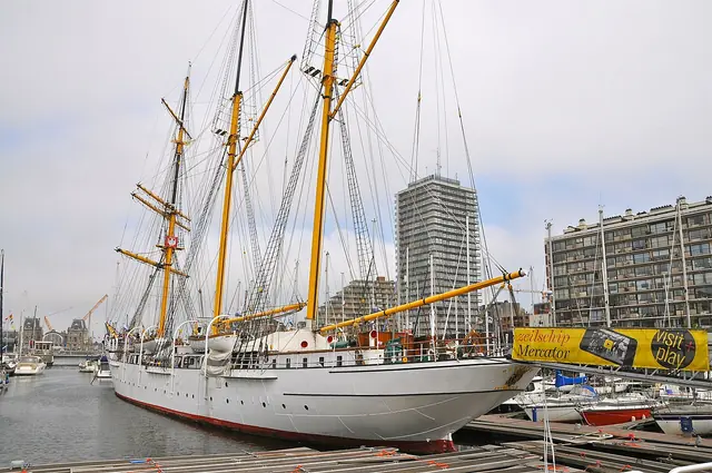 Zeilschip Mercator in Oostende